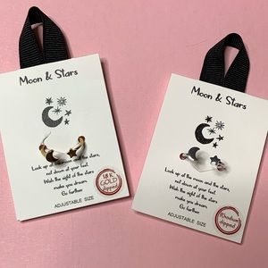 Star and moon 🌙 rings